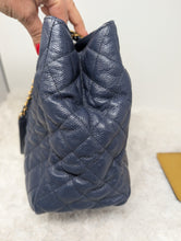 CHANEL BLUE CAVIAR TOTE