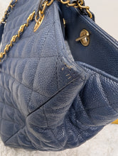 CHANEL BLUE CAVIAR TOTE