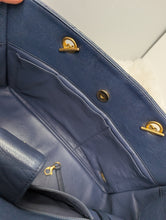 CHANEL BLUE CAVIAR TOTE