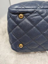 CHANEL BLUE CAVIAR TOTE