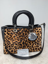 CHRISTIAN DIOR LEOPARD GRANVILLE BOSTON SATCHEL