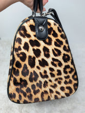 CHRISTIAN DIOR LEOPARD GRANVILLE BOSTON SATCHEL