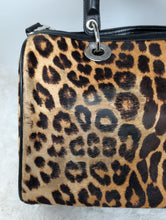 CHRISTIAN DIOR LEOPARD GRANVILLE BOSTON SATCHEL