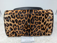 CHRISTIAN DIOR LEOPARD GRANVILLE BOSTON SATCHEL