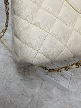 CHANEL COCO CAVIAR TOP HANDLE, LIZARD NOT EMBOSSED, RARE