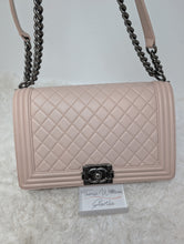 CHANEL BABY PINK CALFSKIN NEW MEDIUM BOY BAG