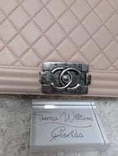 CHANEL BABY PINK CALFSKIN NEW MEDIUM BOY BAG