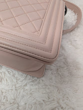CHANEL BABY PINK CALFSKIN NEW MEDIUM BOY BAG