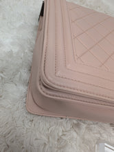 CHANEL BABY PINK CALFSKIN NEW MEDIUM BOY BAG