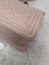 CHANEL BABY PINK CALFSKIN NEW MEDIUM BOY BAG