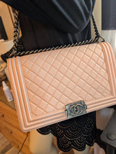 CHANEL BABY PINK CALFSKIN NEW MEDIUM BOY BAG