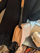 CHANEL BABY PINK CALFSKIN NEW MEDIUM BOY BAG