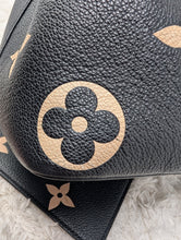 LOUIS VUITTON BLACK BICOLOR NEONOE MM WITH MATCHING POUCH