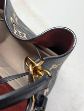 LOUIS VUITTON BLACK BICOLOR NEONOE MM WITH MATCHING POUCH