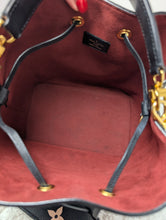 LOUIS VUITTON BLACK BICOLOR NEONOE MM WITH MATCHING POUCH