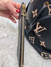 LOUIS VUITTON BLACK BICOLOR NEONOE MM WITH MATCHING POUCH