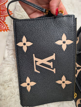 LOUIS VUITTON BLACK BICOLOR NEONOE MM WITH MATCHING POUCH
