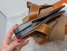 HERMES SANDALS, SIZE 6 WITH BOX