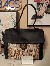 LOUIS VUITTON LOCKME MM PYTHON