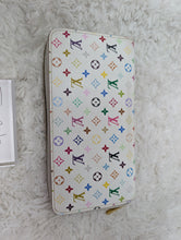 LOUIS VUITTON WHITE MULTICOLOR ZIPPY WALLET