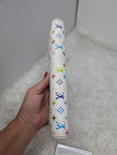 LOUIS VUITTON WHITE MULTICOLOR ZIPPY WALLET