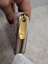 LOUIS VUITTON WHITE MULTICOLOR ZIPPY WALLET