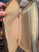 LOUIS VUITTON PORTE DOCUMENTS VOYAGE BRIEFCASE with LOUIS VUITTON MONOGRAM STRAP WITH SHOULDER PAD