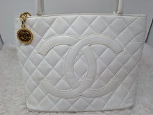 CHANEL WHITE MEDALLION TOTE