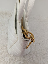 CHANEL WHITE MEDALLION TOTE