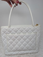 CHANEL WHITE MEDALLION TOTE