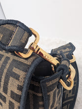 FENDI BAGUETTE MIDI JACQUARD FLAP BAG