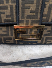 FENDI BAGUETTE MIDI JACQUARD FLAP BAG