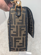 FENDI BAGUETTE MIDI JACQUARD FLAP BAG