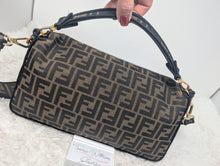 FENDI BAGUETTE MIDI JACQUARD FLAP BAG