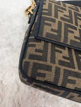FENDI BAGUETTE MIDI JACQUARD FLAP BAG