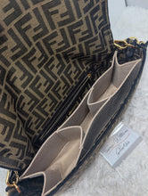 FENDI BAGUETTE MIDI JACQUARD FLAP BAG
