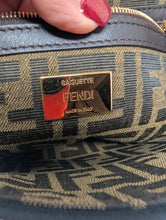 FENDI BAGUETTE MIDI JACQUARD FLAP BAG