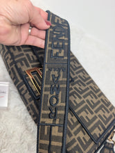 FENDI BAGUETTE MIDI JACQUARD FLAP BAG