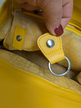 CHRISTIAN DIOR YELLOW HANDBAG