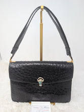 GUCCI VINTAGE OSTRICH SHOULDER BAG