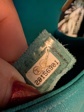 CHANEL CAVIAR TURQUOISE (BLUE/GREEN) OLD MEDIUM BOY BAG, MINT