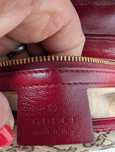 GUCCI SMALL MARMONT, RED TRIM