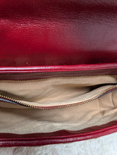 GUCCI SMALL MARMONT, RED TRIM