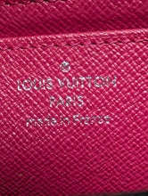 LOUIS VUITTON EPI HOT PINK TWIST WALLET, CHAIN ADDED