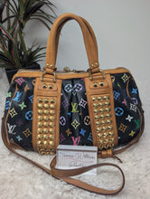 LOUIS VUITTON BLACK MULTICOLOR COURTNEY MM