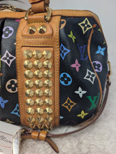 LOUIS VUITTON BLACK MULTICOLOR COURTNEY