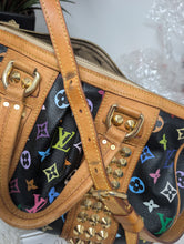 LOUIS VUITTON BLACK MULTICOLOR COURTNEY MM