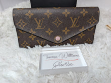 LOUIS VUITTON MONOGRAM JOSEPHINE WALLET, PINK INTERIOR