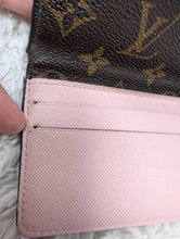 LOUIS VUITTON MONOGRAM JOSEPHINE WALLET, PINK INTERIOR