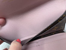 LOUIS VUITTON MONOGRAM JOSEPHINE WALLET, PINK INTERIOR